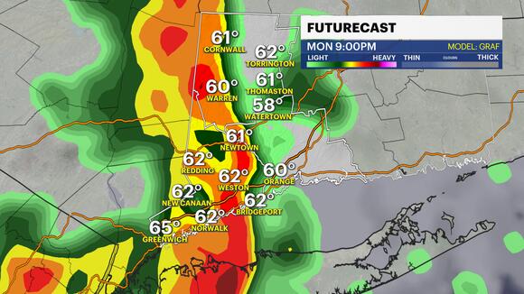 Warm temperatures with mostly sunny skies in Connecticut