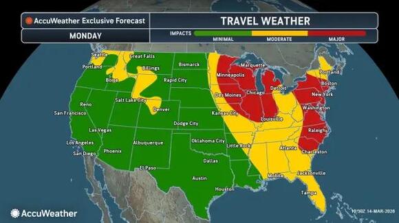 Severe weather to erupt over a dozen states in the central, eastern US ...
