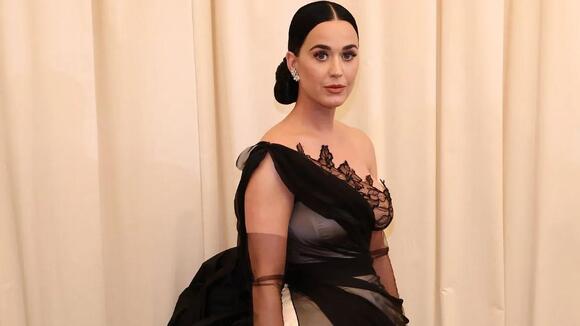 katy perry sheer dress Katy Perry Is Commando in Sheer Naked Dress With Well-Placed Sequins