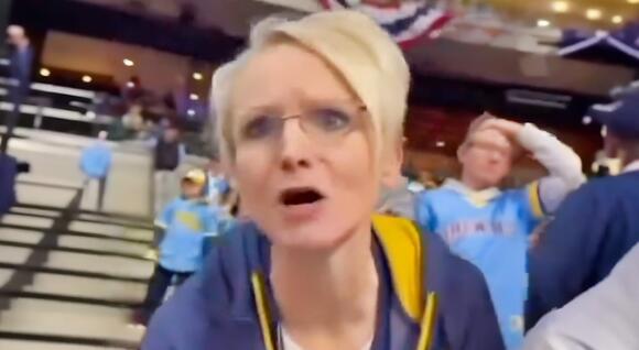 Milwaukee Brewers 'Karen' Caught on Video Unleashing Racist & Disgusting  Comments at Dodgers Fan During NLCS - NewsBreak