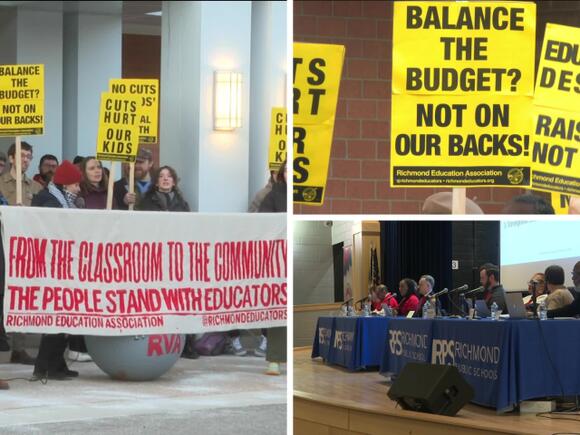 RPS educators, students protest proposed budget cuts at town hall ...