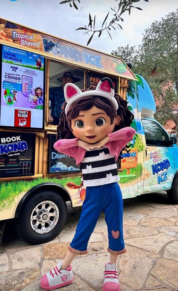 Kona Ice teams up with Gabby’s Dollhouse for new Rainbow magic flavor ...