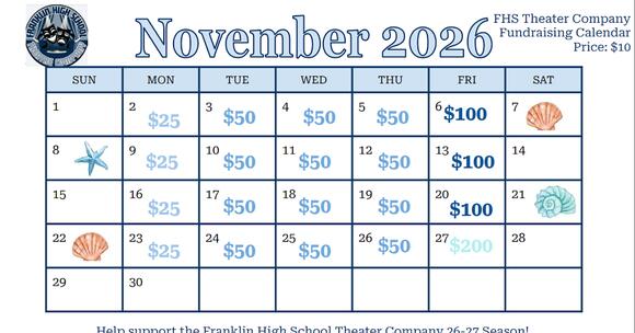💰 Buy FHS Theatre November raffle tickets by Oct. 31 - NewsBreak