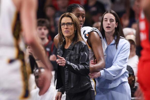 Viral Video Shows Caitlin Clark Holding Back Stephanie White From  Aggressive Interaction Against WNBA Refs - NewsBreak
