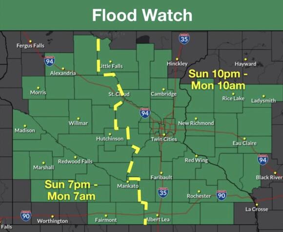 LIVE UPDATES: Severe thunderstorms, flash flood warnings in Minnesota ...