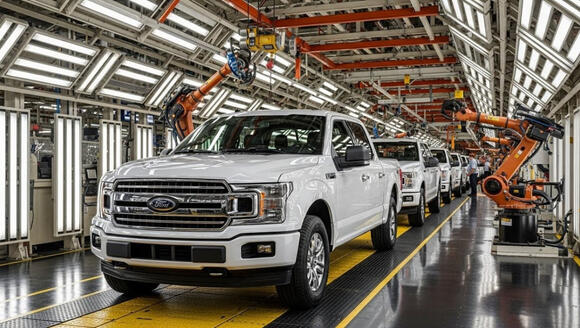 Ford Halts F-150 Production at Dearborn Truck Plant in Michigan - NewsBreak