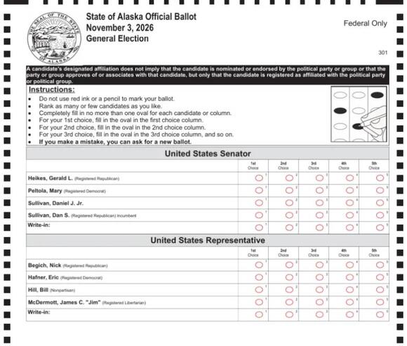Trump's DOJ Sues to Block Alaska Senate Election Certification