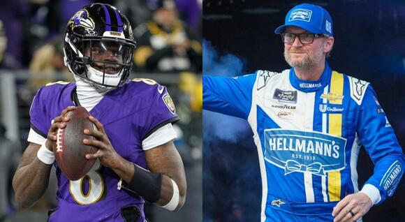 Ravens QB Lamar Jackson Is Taking NASCAR Legend Dale Earnhardt Jr. To Court - NewsBreak