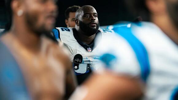 Panthers ‘blessed’ with Taylor Moton's return, in more ways than one