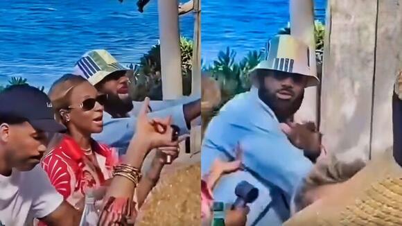 VIDEO: LeBron James Further Ignites His Beef With Drake After Cameras  Caught Him & Savannah Totally Disrespecting The Canadian Rapper On Vacation  - NewsBreak