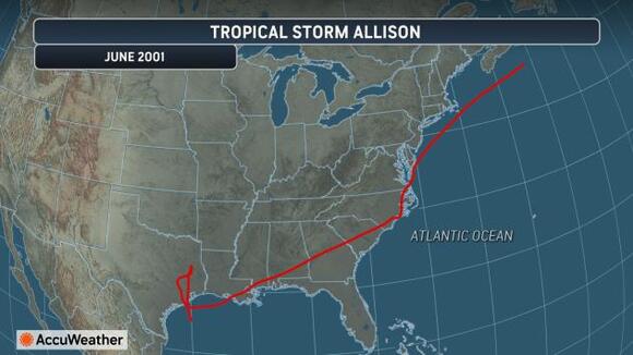 25 years ago, Tropical Storm Allison dropped feet of rain, flooding ...