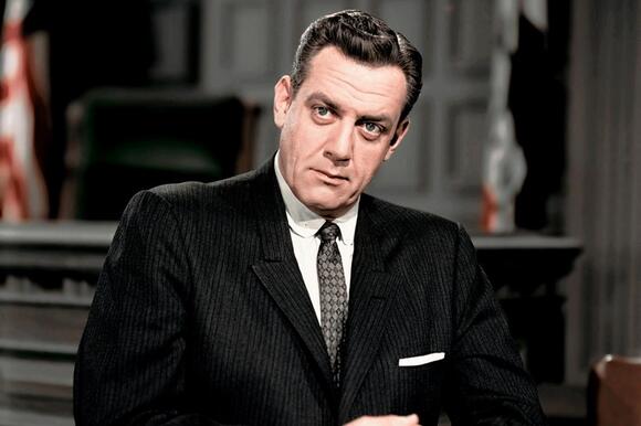 Raymond Burr Was Secretly Gay, But He Played It Straight-Laced as TV's ...