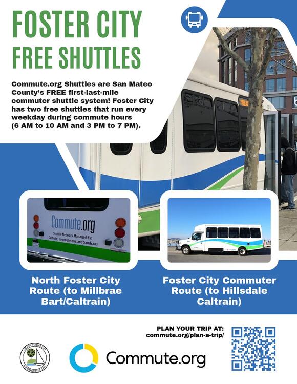 Free Foster City weekday commuter shuttles - NewsBreak