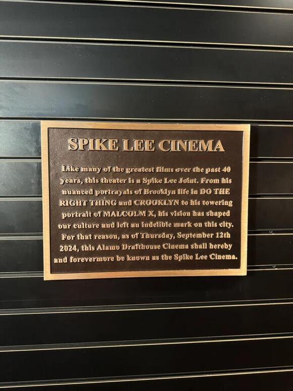 'It's a blessing,' Spike Lee tells WINS as Alamo Drafthouse dedicates