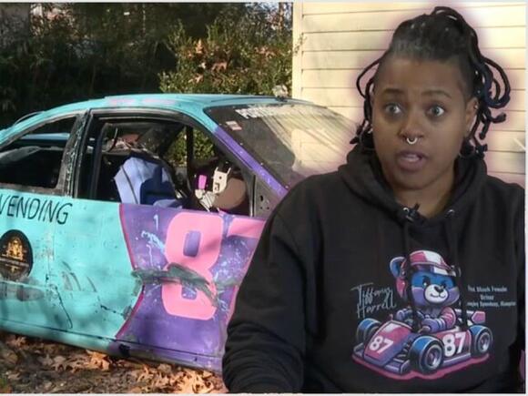 Woman makes history as 1st Black woman driver at Langley Speedway ...