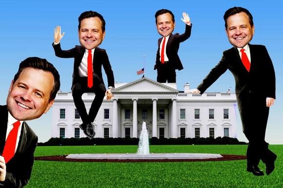 He's in the West Wing. He's at the rally. He's got Trump's ear. Bill Pulte is everywhere.