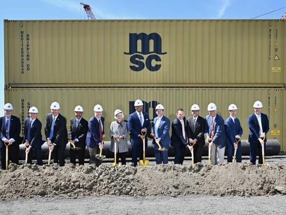 Gov. Moore breaks ground on Sparrows Point Container Terminal - NewsBreak