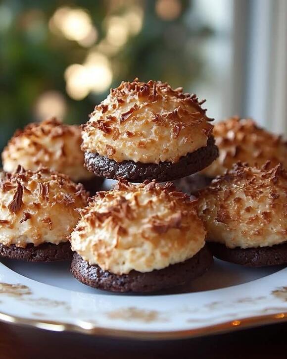 Chocolate-Drizzled Coconut Macaroons Need Only Six Ingredients - NewsBreak