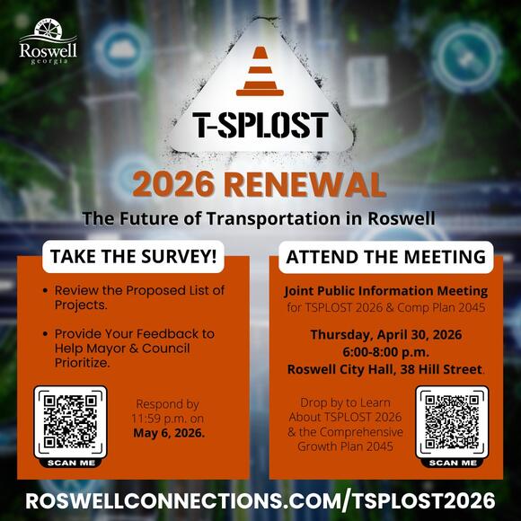 Roswell seeks input on 2026 TSPLOST projects - NewsBreak
