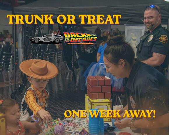 Grapevine Police Trunk or Treat on Oct. 24 - NewsBreak