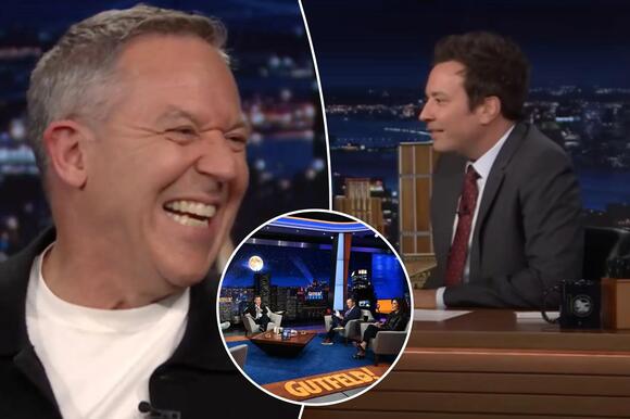 Greg Gutfeld shares how he first met Jimmy Fallon during 'Tonight Show'  appearance: 'We were wasted' - NewsBreak