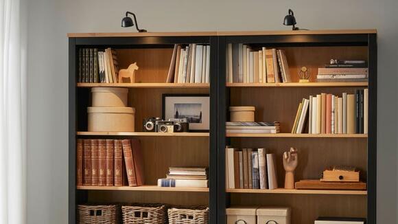 This Expensive-Looking Lighting Add-On Makes Your BILLY Bookcase (and ...
