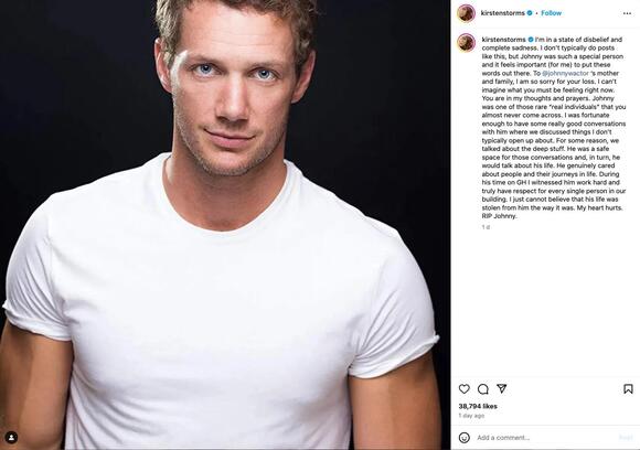 ‘General Hospital’ stars react to Johnny Wactor’s shocking death