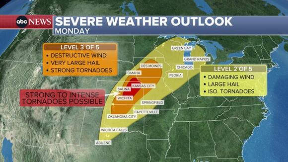 Plains and the Midwest bracing for more severe weather, possible ...
