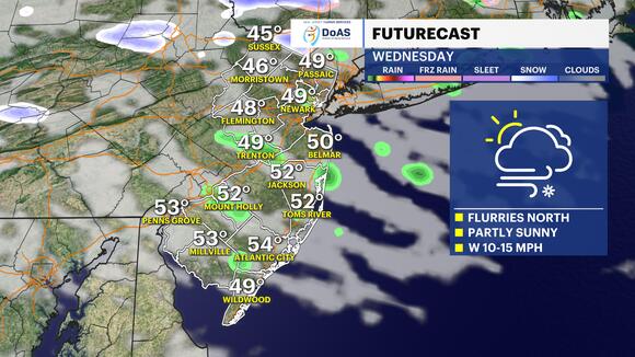 FROM THIS TO THAT: Weather conditions flip from flurries and cold to ...