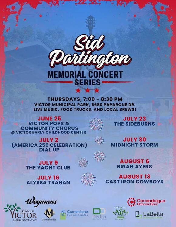 Sid Partington Memorial Concert Series 2026 - NewsBreak