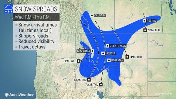 Giant May snowstorm to unload feet of snow in Montana - NewsBreak
