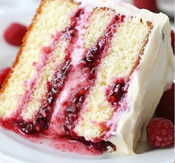 Vanilla Raspberry Cake Brings Bakery Beauty to Your Table - NewsBreak