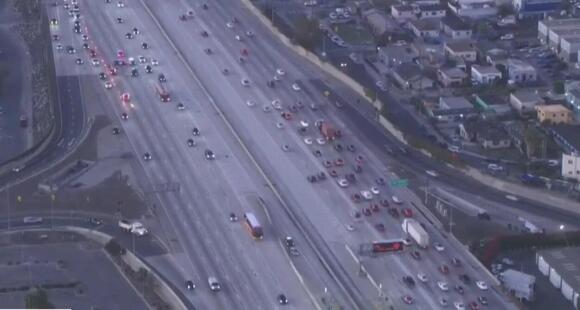 Pedestrian struck and killed on the 110 Freeway in South Los Angeles ...