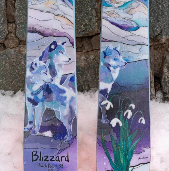 Blizzard Launches Limited Edition Black Pearl 88 Skis Illustrated by ...