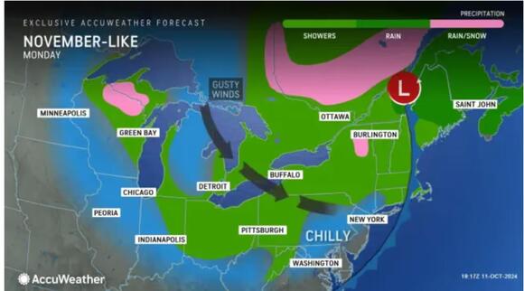 Cold Front Will Lead To Change In Weather Pattern, Days Of Gusty Winds