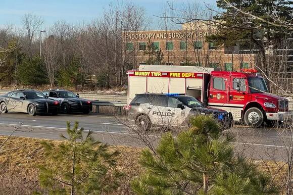 Crash Closes Southbound US-23 Near Fenton Tuesday Afternoon - NewsBreak