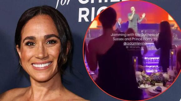 Meghan Markle Criticized Online for Dancing on Table During Adam Levine  Performance as Prince Harry Looked on - NewsBreak