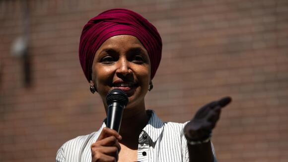 Ilhan Omar Has 4-Word Response When Asked About Ex-Husband Claims