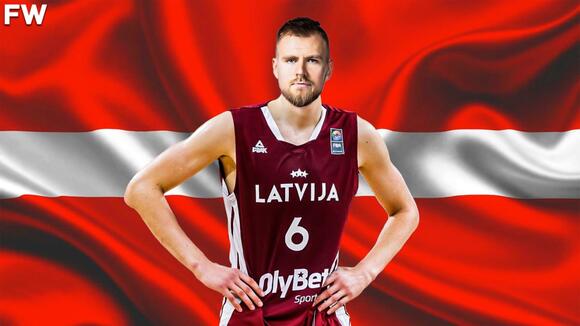 Latvia sales porzingis jersey