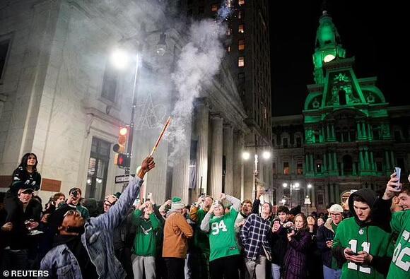 Chaos in Philadelphia as Eagles celebrations descend into riots and ...