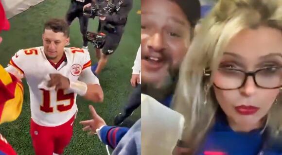 Female Giants Fan Is Getting Blasted For Stealing Patrick Mahomes' Headband  From a Poor Kid's Hands, Then Bragging About It On Social Media [VIDEO] -  NewsBreak