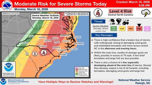 Tornado watch issued for Hillsborough area - NewsBreak