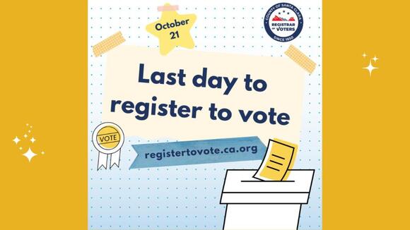 Last Day To Register To Vote In California For Nov. 5, 2024 ...