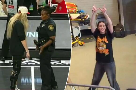 Injured Caitlin Clark, Sophie Cunningham still in middle of all the drama  during Fever's shocking playoff upset - NewsBreak