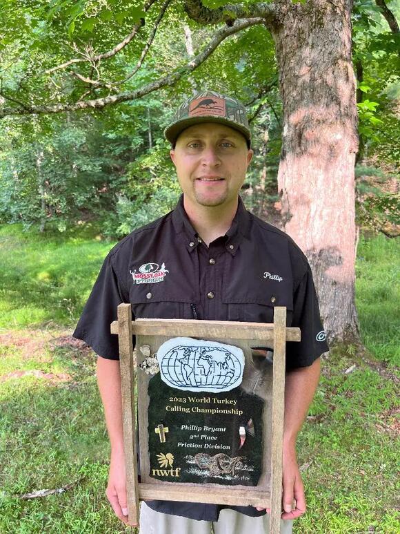 Bryant takes first runner up in the World Turkey Calling Championships