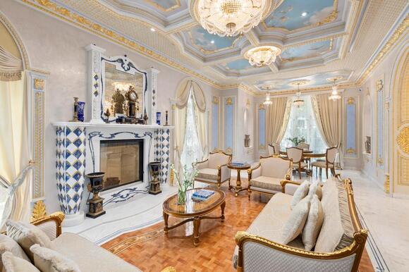 Dentist's $25M marble- and gold-drenched Brooklyn home now the priciest for sale in the borough - NewsBreak