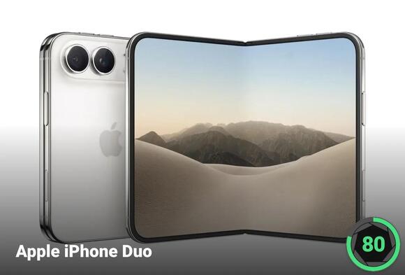 Apple's First Folding Phone Opens With a Strong 80 on PixelMeter