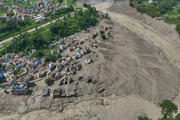 What caused Nepal flood? Scientist says it was enormous landslide ...