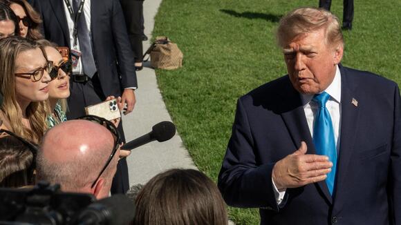 President Donald Trump’s Rasmussen approval index climbs to minus 18 ...