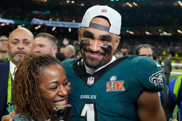 Jalen Hurts' mom had 'tense' confrontation with Nick Wright at Super Bowl  party - NewsBreak